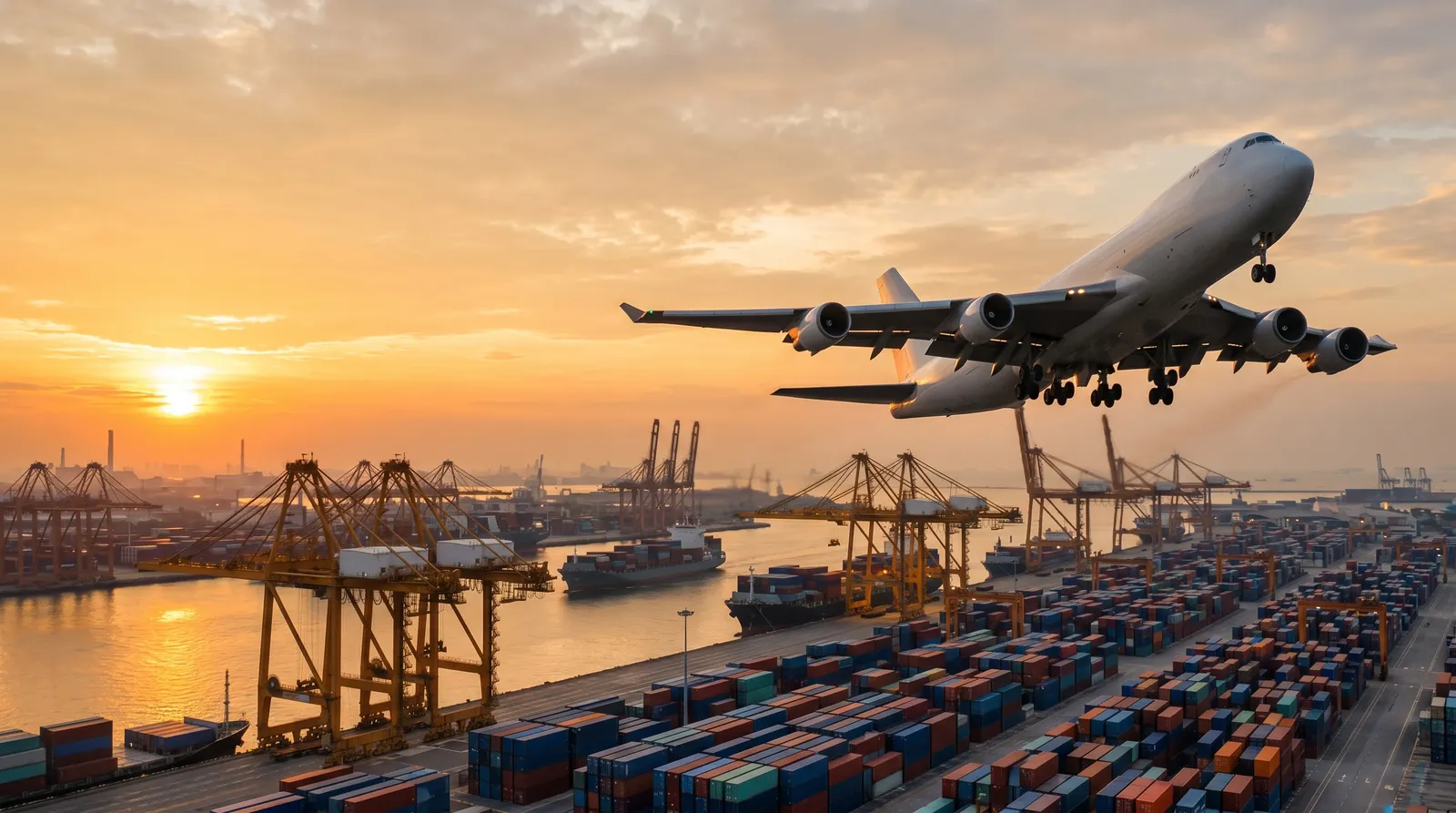 SKL Express international cargo plane delivering parcels to 220 plus countries