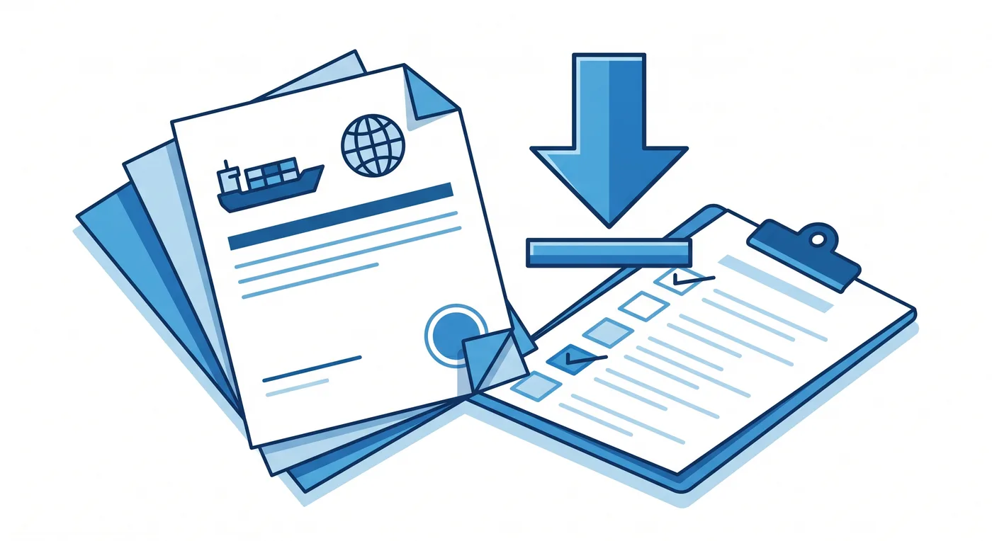 Download export and shipping documents