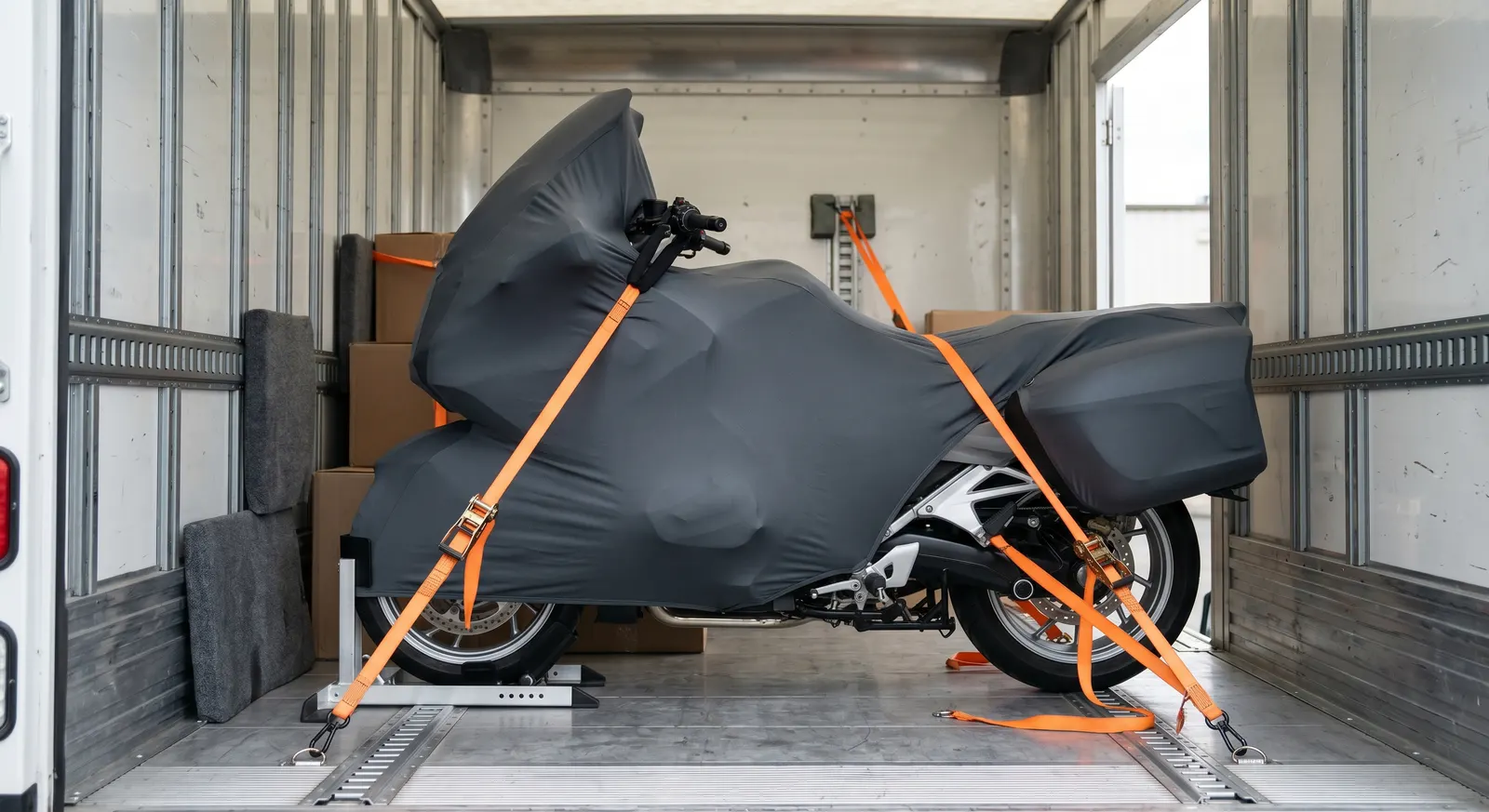Safe bike transportation service across India
